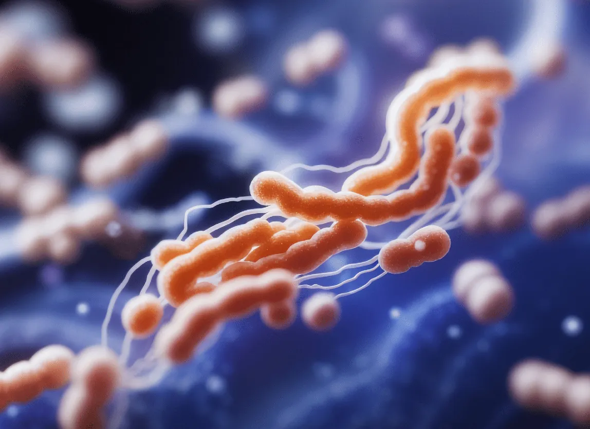 Probiotic bacteria illustration