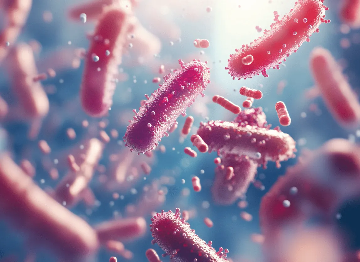 Lactobacillus paracasei bacteria illustration