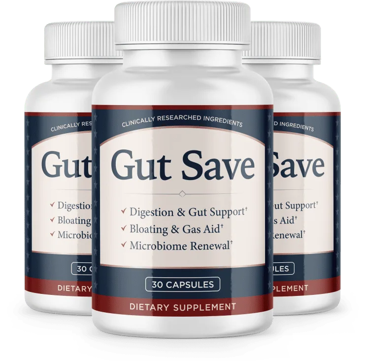 Three-bottle GutSave pack
