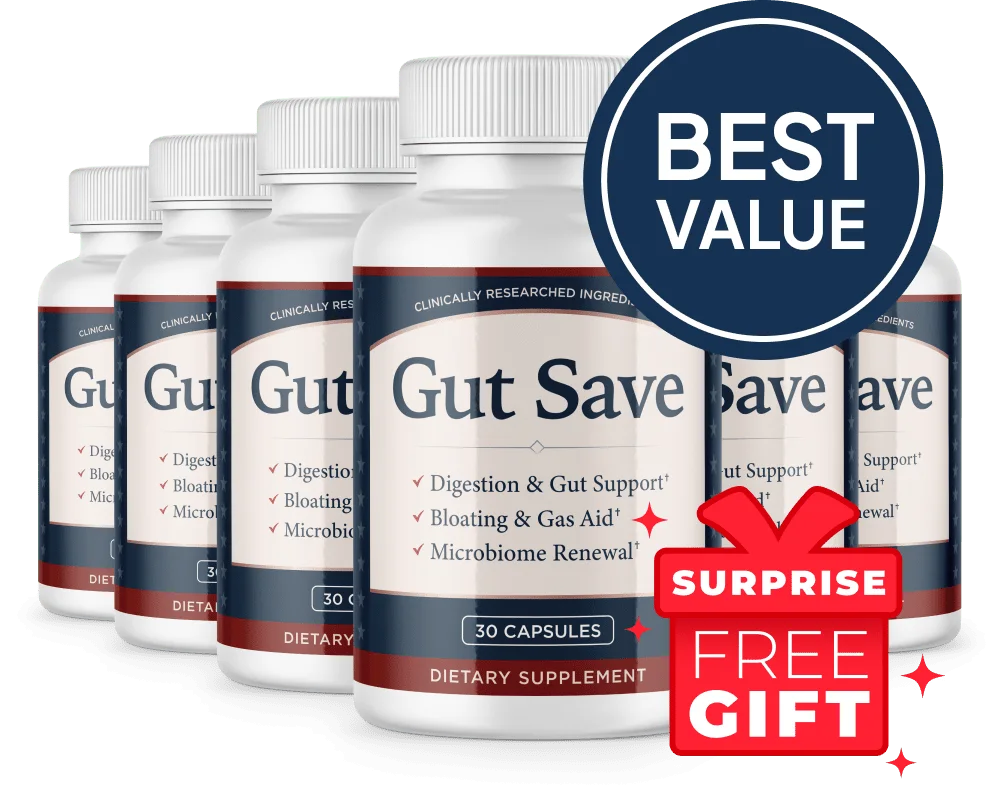 Six-bottle GutSave pack